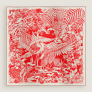 Flamingo Party Tattoo shawl 140