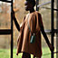 Flaneuse water bottle and shoulder strap, View: Worn, worn, view 5 of 6