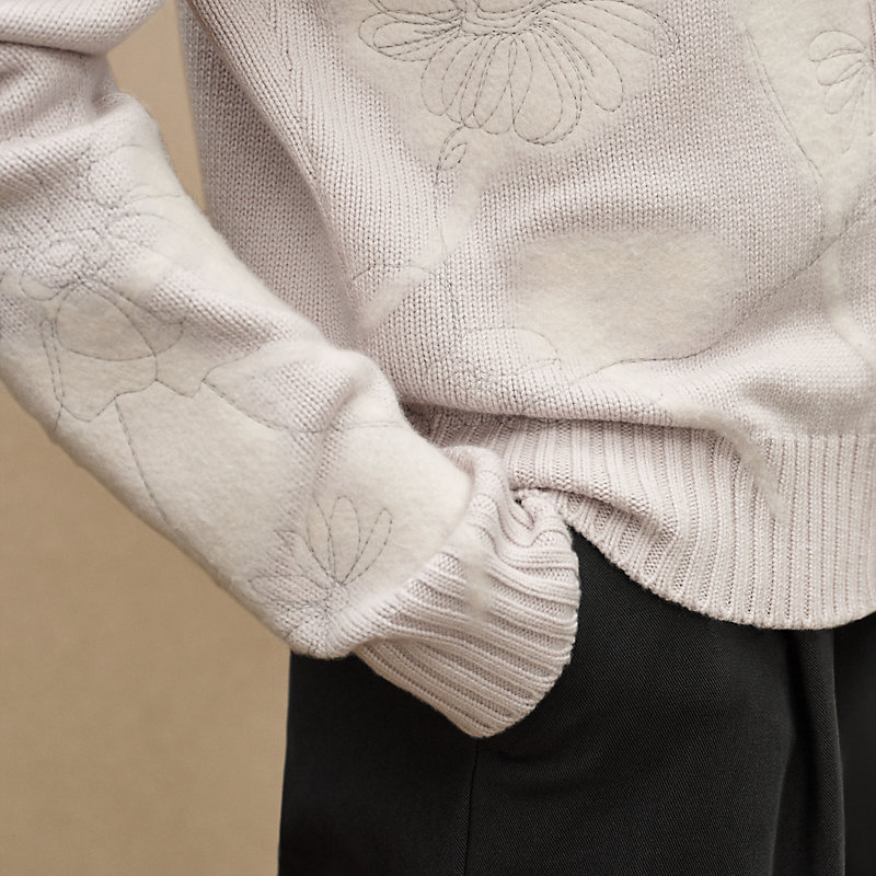 “Fleurs et flous” 가디건