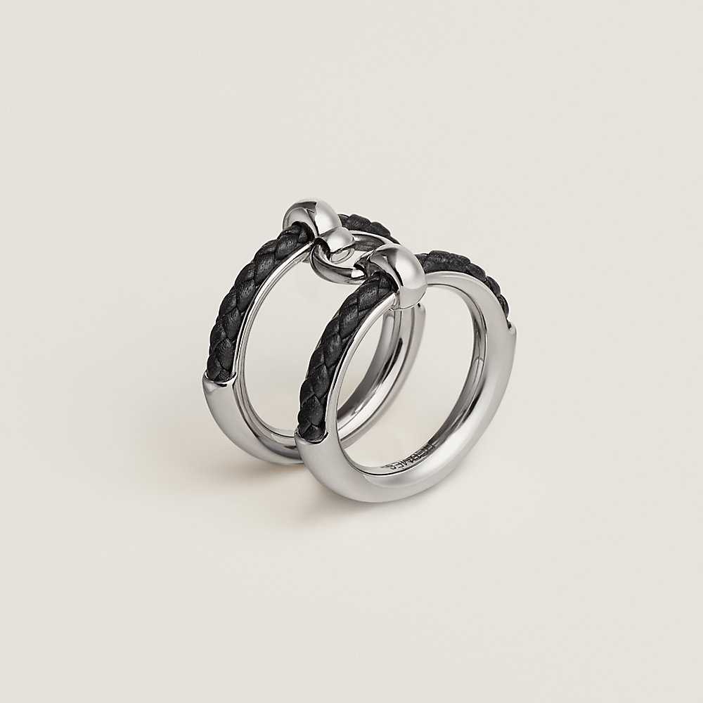 【レザーとメタル♡】 HERMES Flibustierリング Flibustier ring | Hermès USA