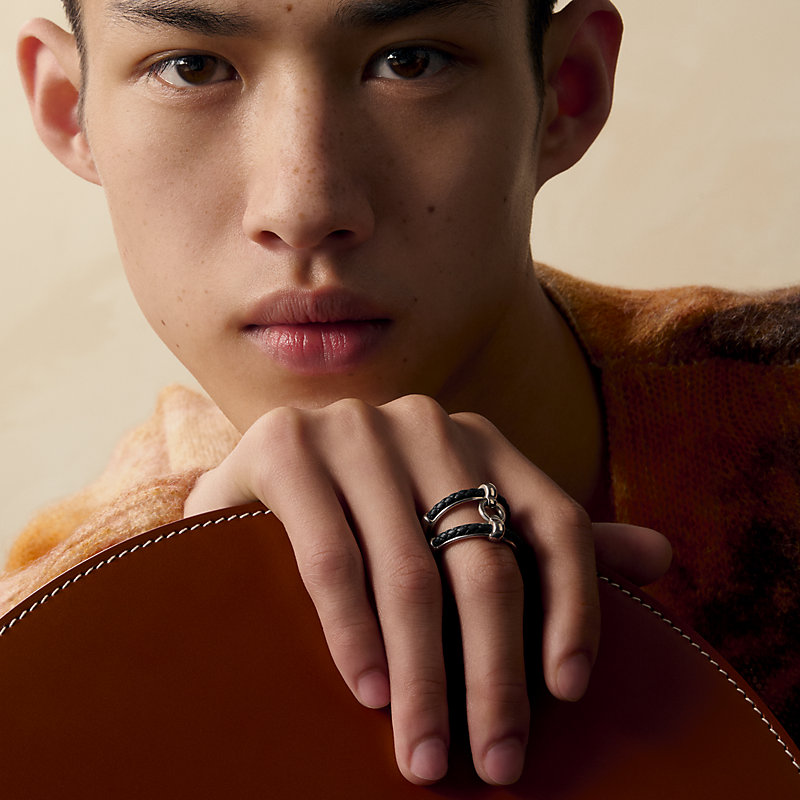 【レザーとメタル♡】 HERMES Flibustierリング Flibustier ring | Hermès USA