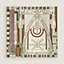 Flora y Plata scarf 90, View: Flat, flat, view 1 of 3