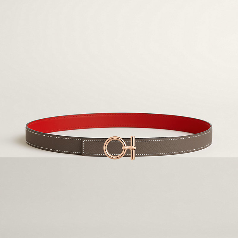 Flot belt buckle & Reversible leather strap 24 mm