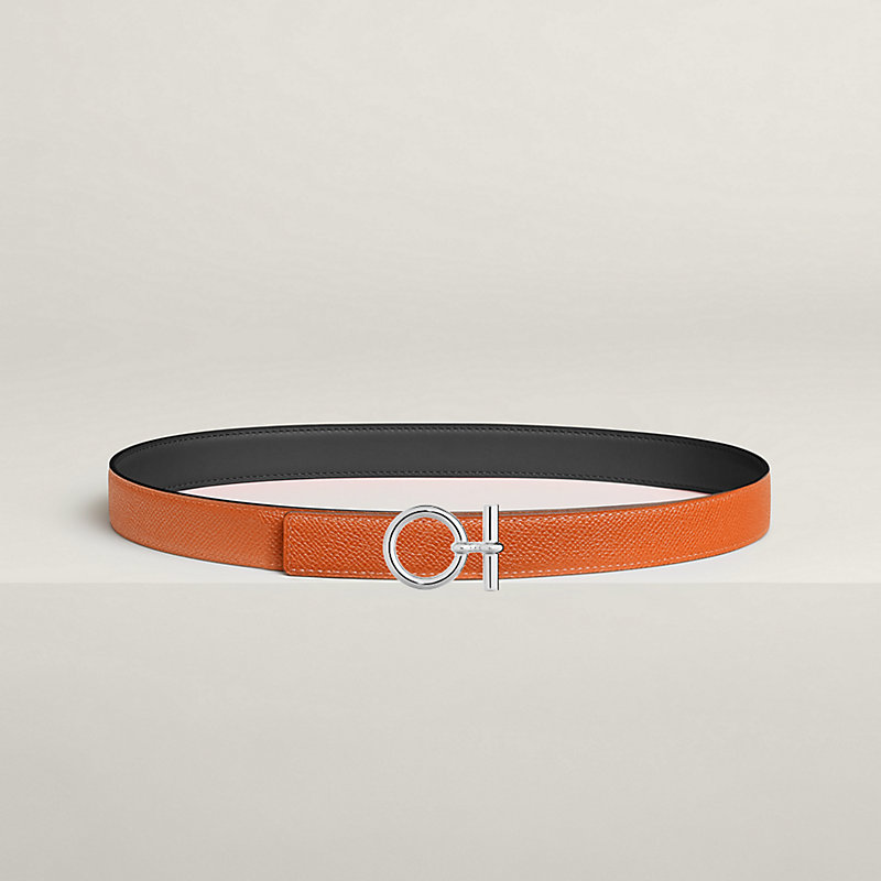 Flot belt buckle & Reversible leather strap 24 mm