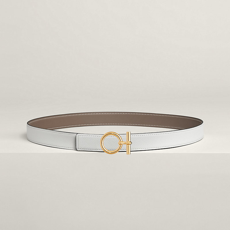 Flot belt buckle & Reversible leather strap 24 mm