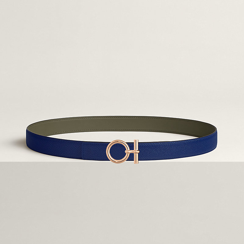 Flot belt buckle & Reversible leather strap 24 mm