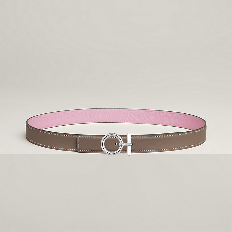 Flot belt buckle & Reversible leather strap 24 mm