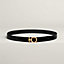 Flot Godronne belt buckle & Leather strap 24&nbsp;mm, View: , view 1 of 2