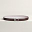 Flot Godronne belt buckle & Reversible leather strap 24 mm, view 1 of 3