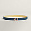 Flot Godronne belt buckle & Reversible leather strap 24&nbsp;mm, View: , view 2 of 3