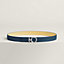 Flot Godronne belt buckle & Reversible leather strap 24&nbsp;mm, View: , view 2 of 3