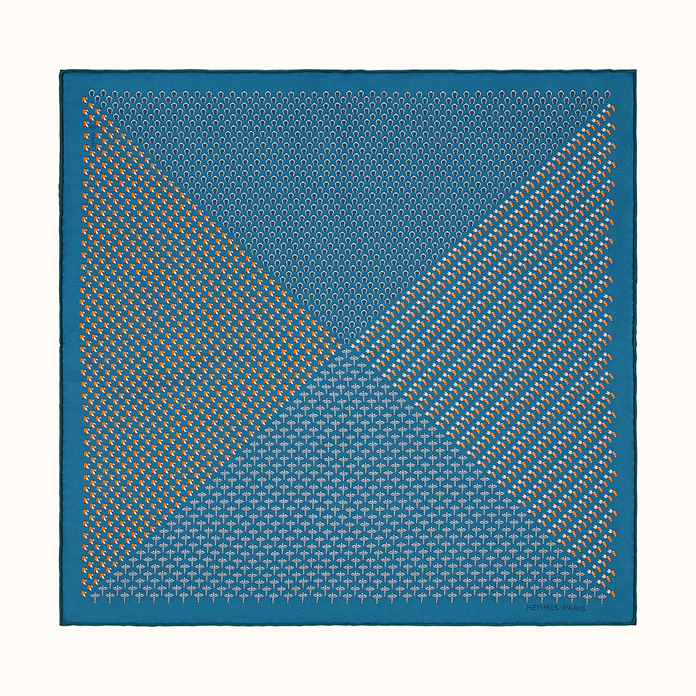 hermes pocket square