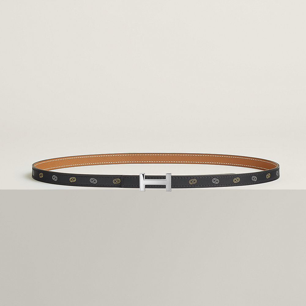 ［HERMES］リバーシブルベルト Focus 13mm Focus belt buckle & Hermès sur Mer reversible leather strap