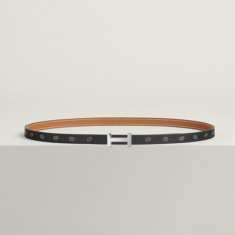 Odyssee belt buckle & Reversible leather strap 32 mm