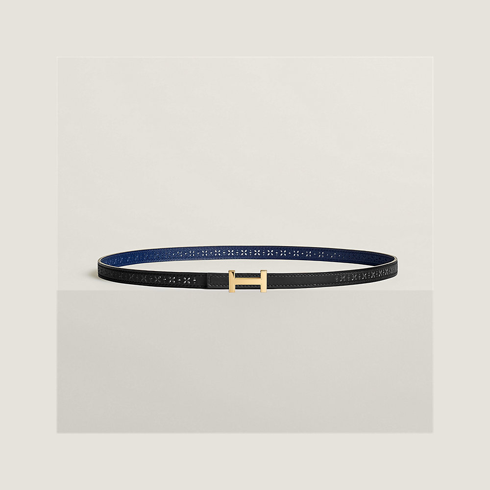 Focus belt buckle & Reversible leather strap 13 mm | Hermès Australia