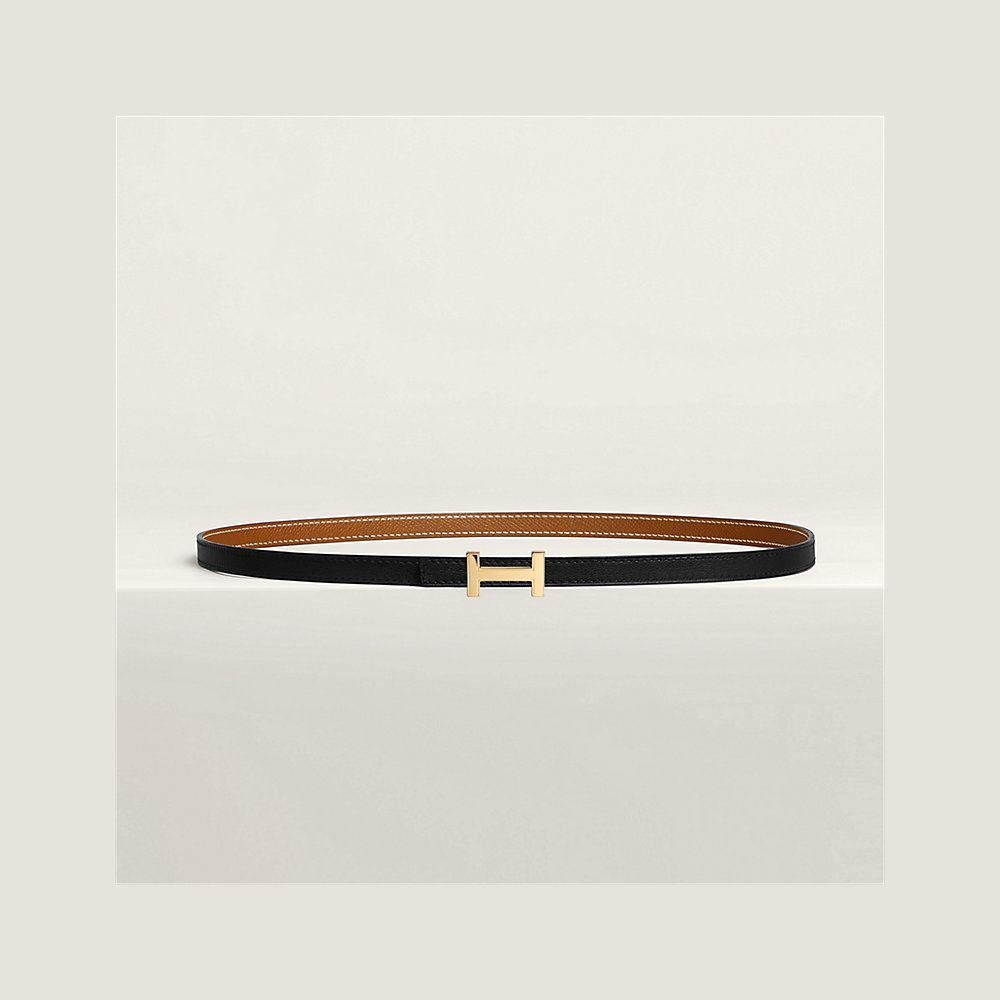 Focus belt buckle & Reversible leather strap 13 mm | Hermès UK