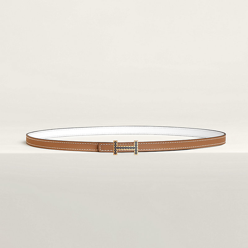 Focus Medor Laquee belt buckle & Reversible leather strap 13 mm