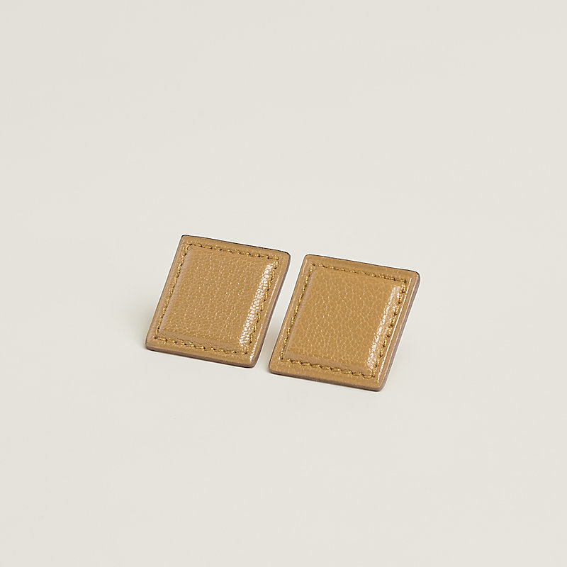 存在感☆エレガント【HERMES】Ohrringe Formes Carre ピアス Formes Carre earrings | Hermès Macau SAR