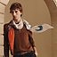 Vista: Immagine prodotto indossato, Foulard a rombo Bain de Minuit