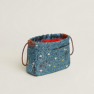 【希少　美品】HERMES マザーズバッグ　カブリオル　ブルー　ユニコーン Fourbi 20 case | Hermès USA
