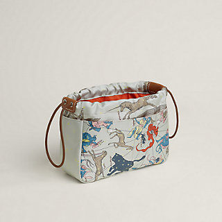 Fourbi 20 pouch - Red | Hermès Canada