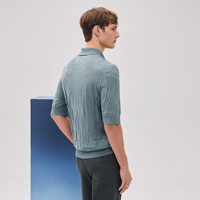 正規店買付【HERMES】Fragments Equestres ポロシャツ Fragments Equestres