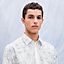 "Fragments Equestres" straight cut shirt, View: Worn, worn, view 1 of 3