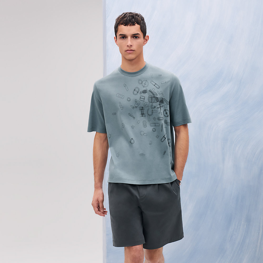 23SS エルメス HERMES Tシャツ Horses in Symmetry