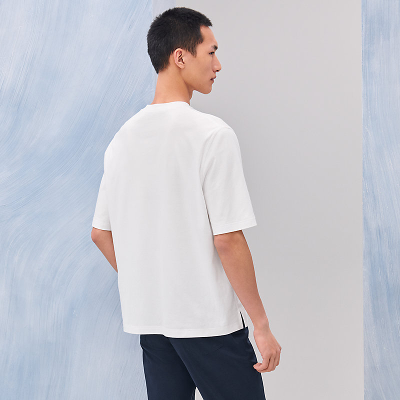 【おしゃれ♪】HERMES Fragments Equestres Tシャツ Fragments Equestres