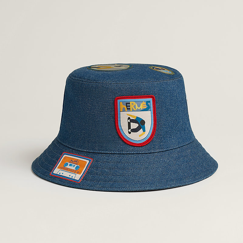 HERMES】デニム・バケット・ハット「Fred フレッド」/ Indigo 【公式通販】