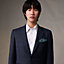 Free Jump pocket square 45, View: Worn, worn, view 2 of 3