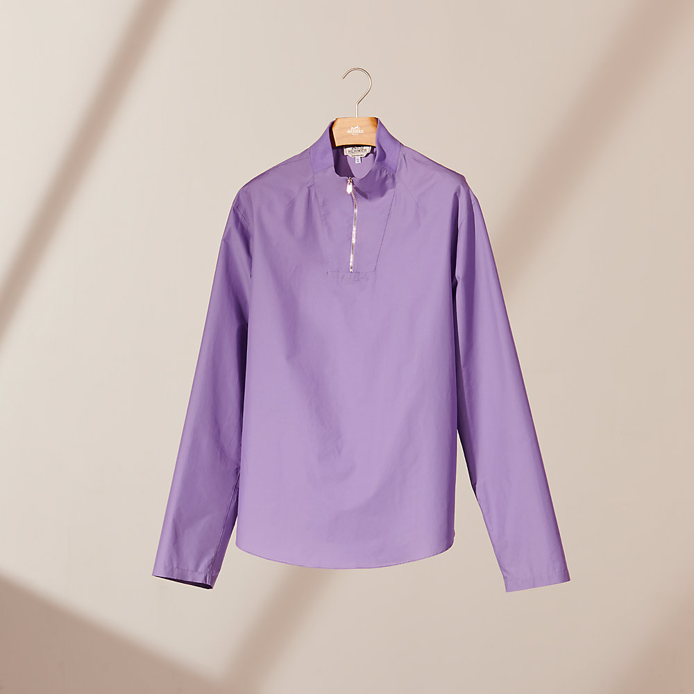 Full-zip t-shirt | Hermès Australia Full-zip t-shirt | Hermès Australia