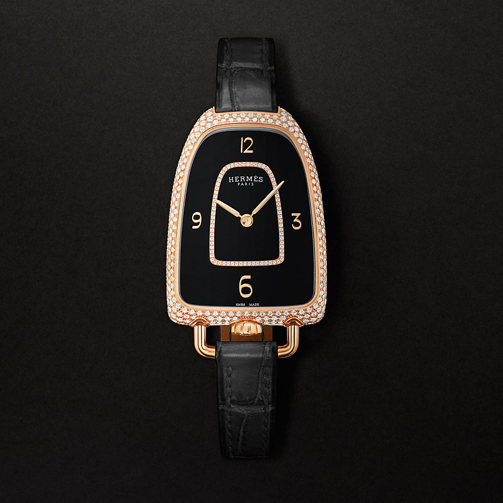 hermes gold watch