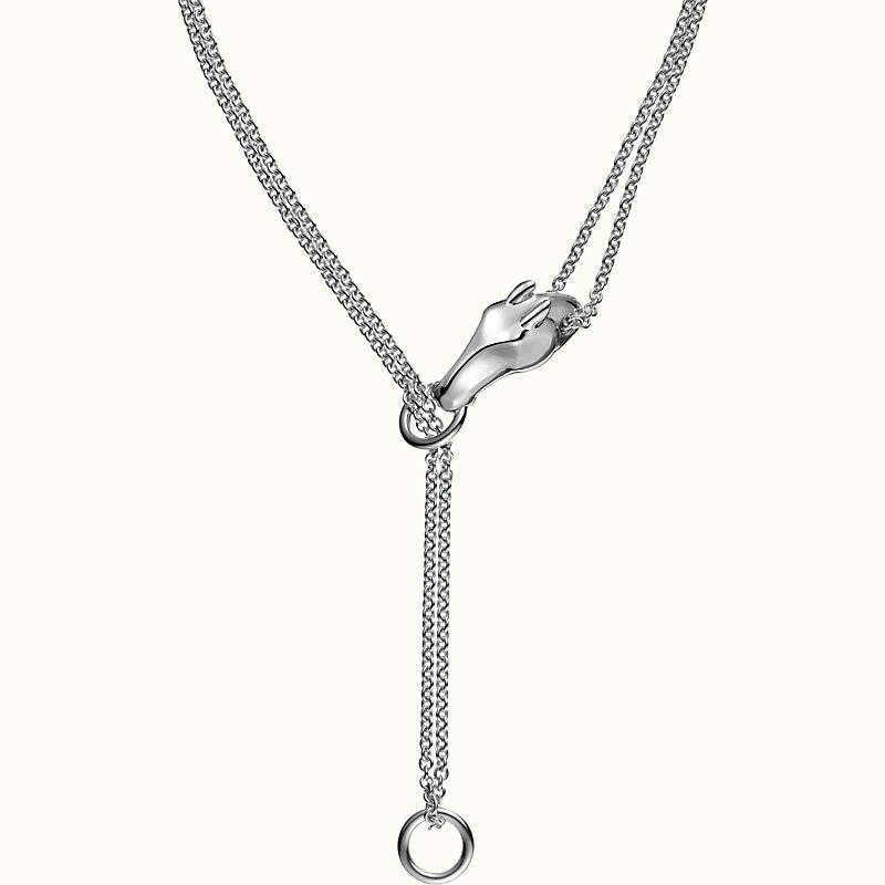 hermes horse necklace