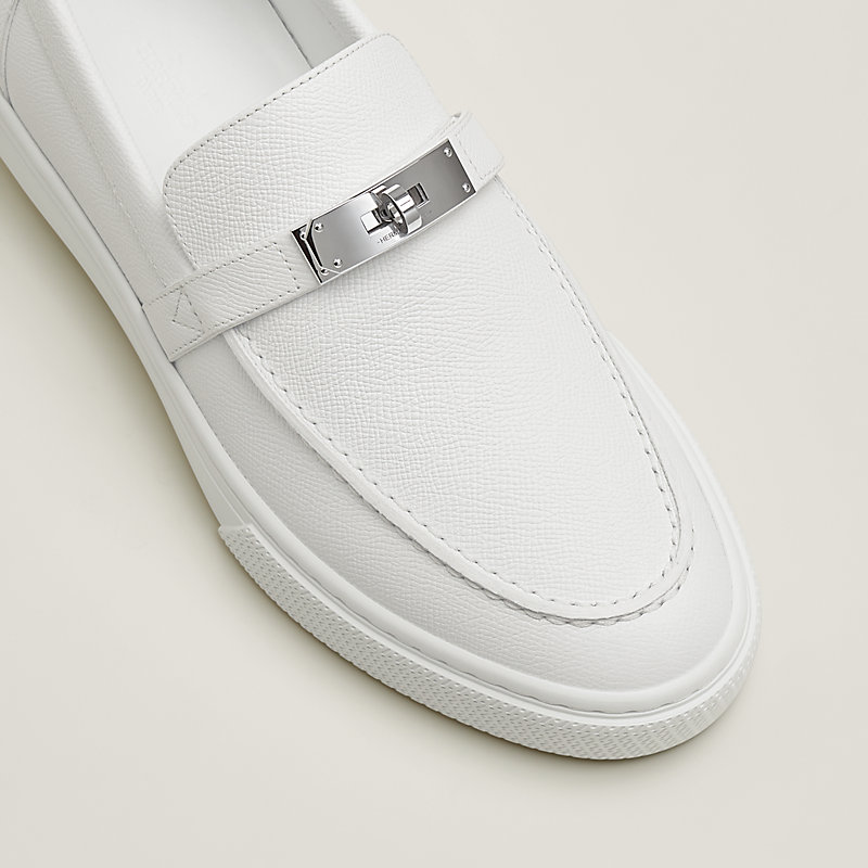 ★入手困難★HERMES★Game slip-on スニーカー ホワイト シンプルさと履きやすさ◎】HERMES Gameスリッポンスニーカー