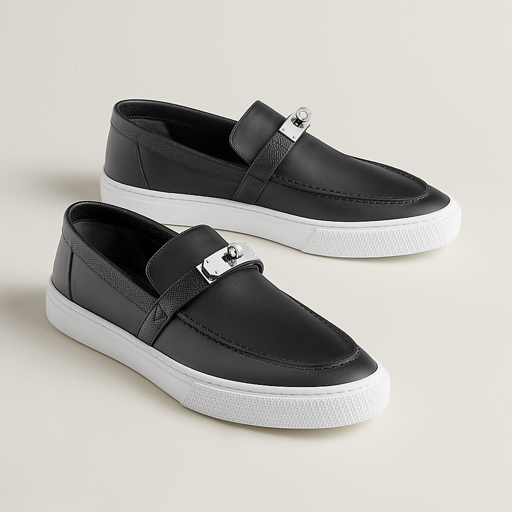 Game slip-on sneaker - Black | Hermès USA