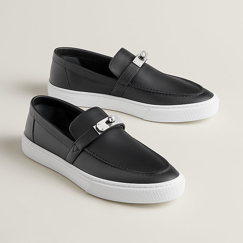 Game slip-on sneaker - Black | Hermès USA