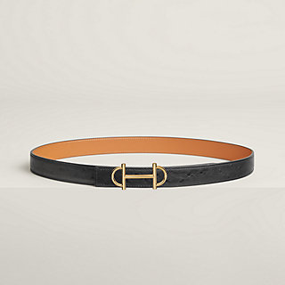 Gamma belt buckle & Leather strap 24 mm | Hermès USA