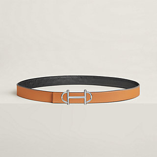 HERMES ガンマ ベルト Gamma belt buckle & Leather strap 24 mm | Hermès USA