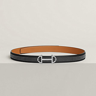 Gamma belt buckle & Leather strap 24 mm | Hermès Netherlands