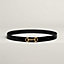 Gamma belt buckle & Leather strap 24&nbsp;mm, View: , view 1 of 2