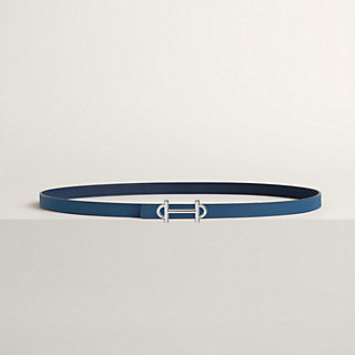 Gamma belt buckle & Reversible leather strap 13 mm | Hermès USA