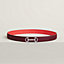 Gamma belt buckle & Reversible leather strap 24&nbsp;mm, View: , view 1 of 3