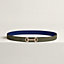 Gamma belt buckle & Reversible leather strap 24&nbsp;mm, View: , view 1 of 3