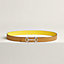 Gamma belt buckle & Reversible leather strap 24 mm, view 1 of 2