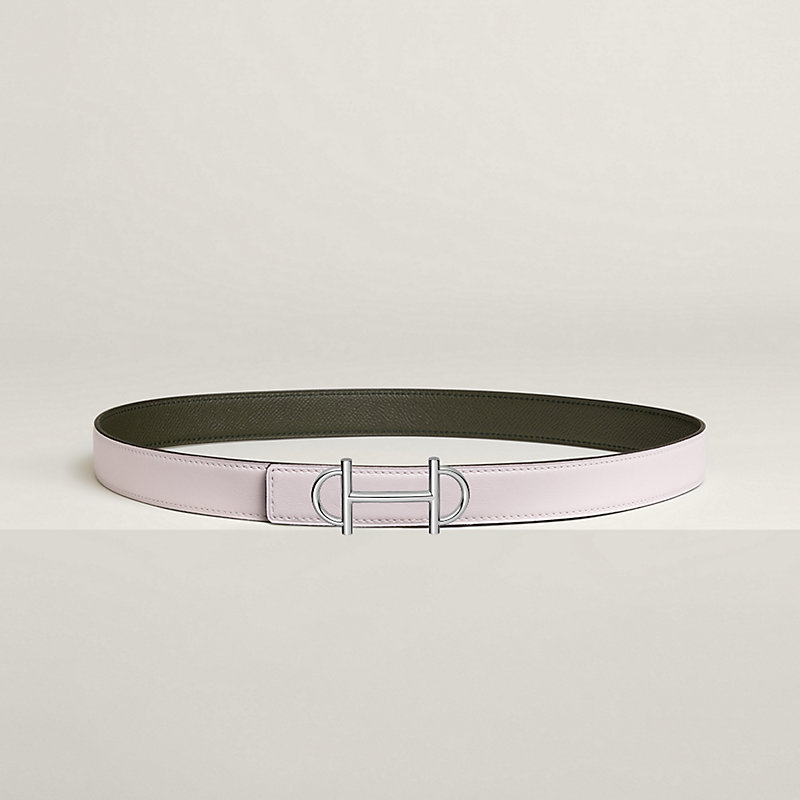 Gamma belt buckle & Reversible leather strap 24 mm