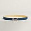 Gamma belt buckle & Reversible leather strap 24&nbsp;mm, View: , view 2 of 3