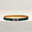 View: , Gamma belt buckle & Reversible leather strap 24 mm
