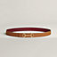Gamma belt buckle & Reversible leather strap 24&nbsp;mm, View: , view 2 of 2