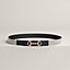 Gamma 벨트 버클 & Toile H Plume 가죽 스트랩 24mm, 보기: , 1개 중 3번째 보기